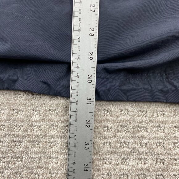 Vintage CHAPS Ralph Lauren Windbreaker Jacket Men Large L Navy Blue Stow Hoodie - Picture 11 of 11